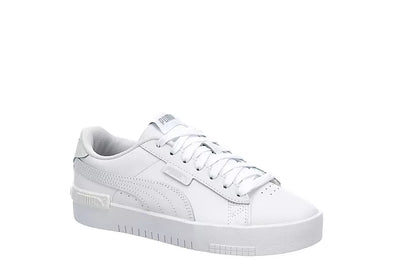 Puma Boys Jada 381991-02 White Casual Shoes Sneaker