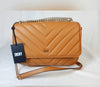 DKNY Cashew Quilted Veronica Convertible Shoulder Bag / Crossbody