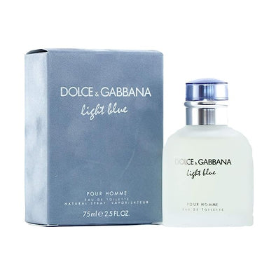 Dolce & Gabbana light blue for men 2.5 oz /75ml for men